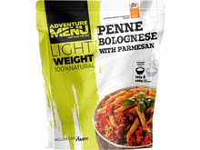 Adventure menu - Penne s Boloňskou omáčkoua parmesánem