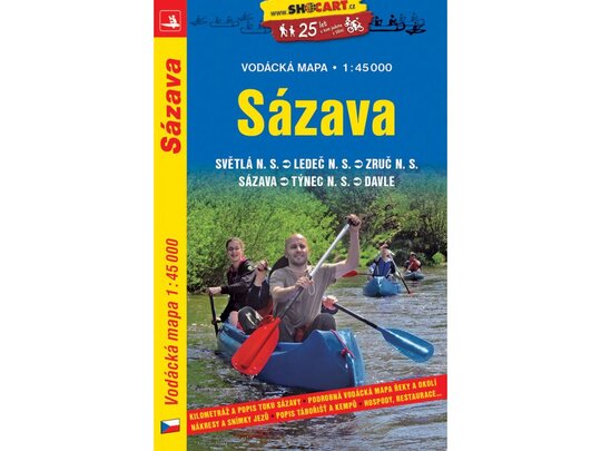 Vodácká mapa Sázava 1