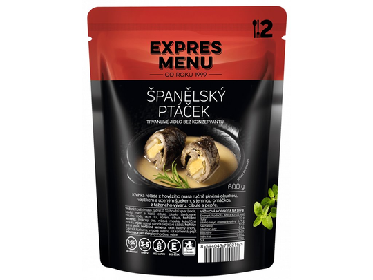 EXPRES MENU ŠPANĚLSKÝ PTÁČEK EXPRES MENU ŠPANĚLSKÝ PTÁČEK 1