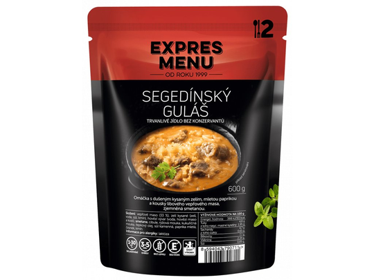 EXPRES MENU SEGEDÍNSKÝ GULÁŠ EXPRES MENU SEGEDÍNSKÝ GULÁŠ 1