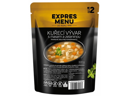 EXPRES MENU KUŘECÍ VÝVAR SE ZELENINOU 2P EXPRES MENU KUŘECÍ VÝVAR SE ZELENINOU 2P 1