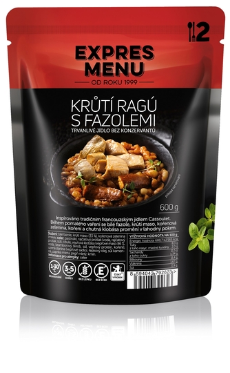 EXPRES MENU KRŮTÍ RAGÚ S FAZOLEMI EXPRES MENU KRŮTÍ RAGÚ S FAZOLEMI 1