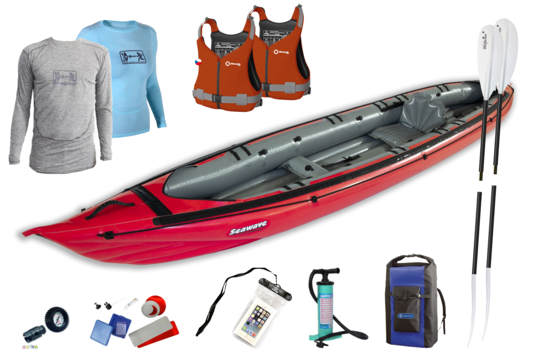Gumotex nafukovací kajak Seawave SET - 2 Gumotex nafukovací kajak Seawave SET - 2 1