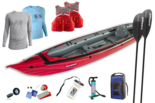 Gumotex nafukovací  kajak Seawave SET - 3 1
