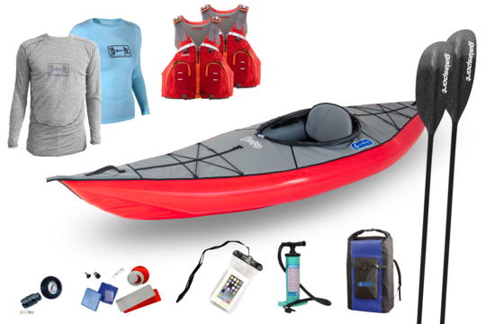 Gumotex nafukovací kajak Swing 1 Nitrilon SET - 3 Gumotex nafukovací kajak Swing 1 Nitrilon SET - 3 1