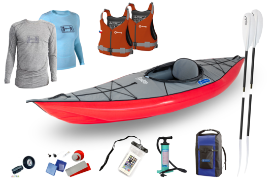 Gumotex nafukovací kajak Swing 1 Nitrilon SET - 2 Gumotex nafukovací kajak Swing 1 Nitrilon SET - 2 1