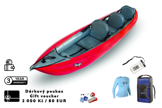 Gumotex kajak Thaya s poukazem 2 000 Kč (80 EUR) 1