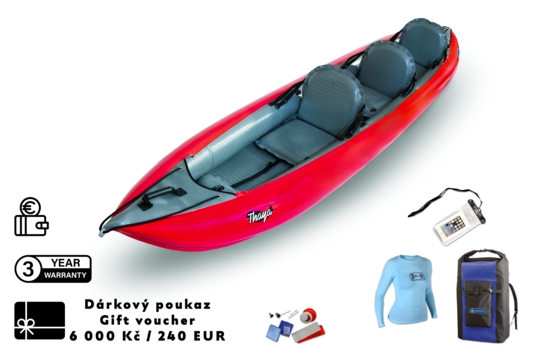 Gumotex kajak Thaya s poukazem 6 000 Kč (240 EUR) 1